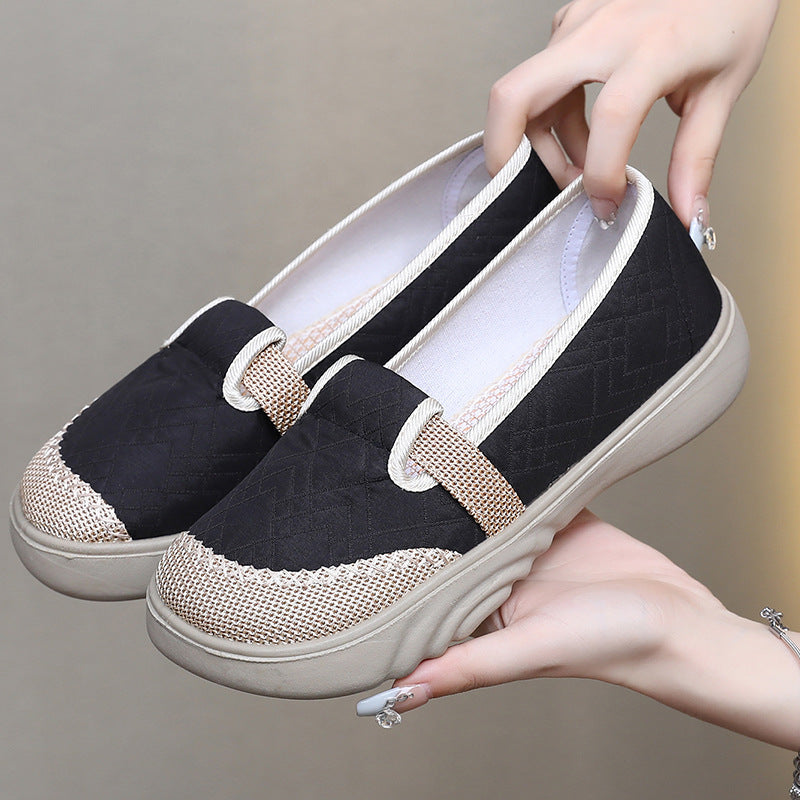 Zapato Casual Lino Transpirable Esencia Camino Serenidad, Confort y Soporte Todo el Día