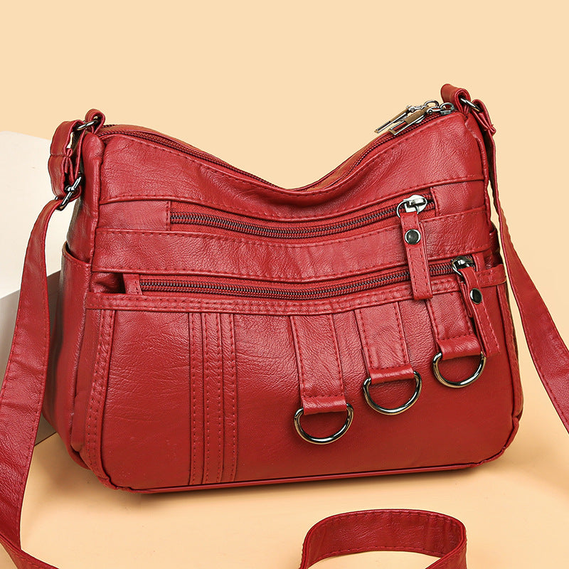 Bolso Casual Cuero Suave Aura Prisma Verso, Elegancia Versátil para Todo Momento