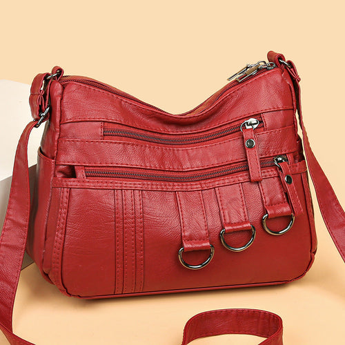 Bolso Casual Cuero Suave Aura Prisma Verso, Elegancia Versátil para Todo Momento