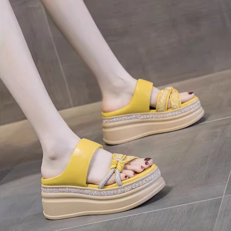 Sandalias de Tacón Plataforma Ergonómica Prisma Serenidad Atlántico, Elevación Sin Dolor Todo el Día