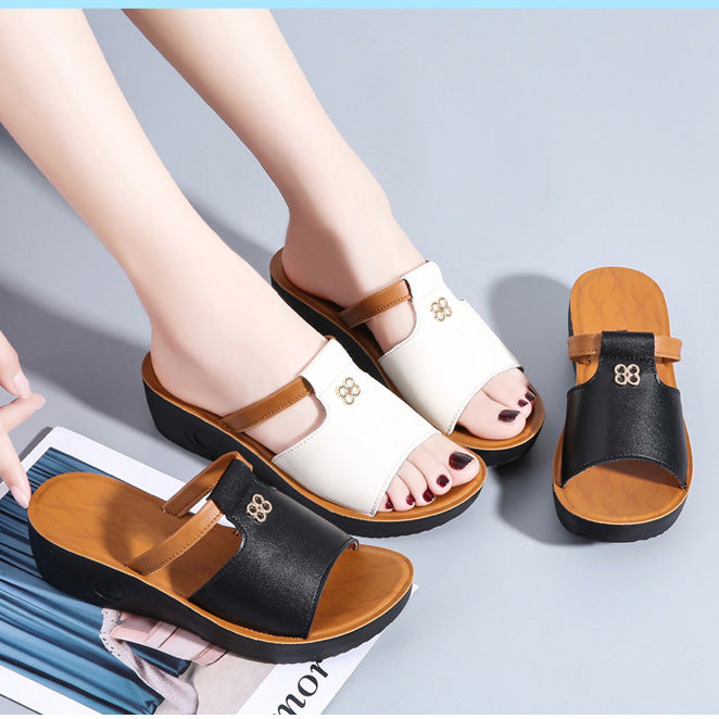 Sandalias de Plataforma Microfibra Aura Horizonte Jazz, Ligereza y Comodidad Todo el Día