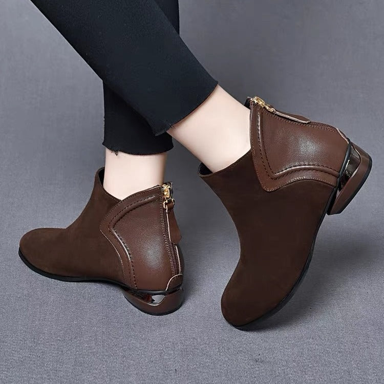 Botas Ortopédicas Cuero Impermeable Cumbre Aura Plenitud, Confort Superior y Alivio Total