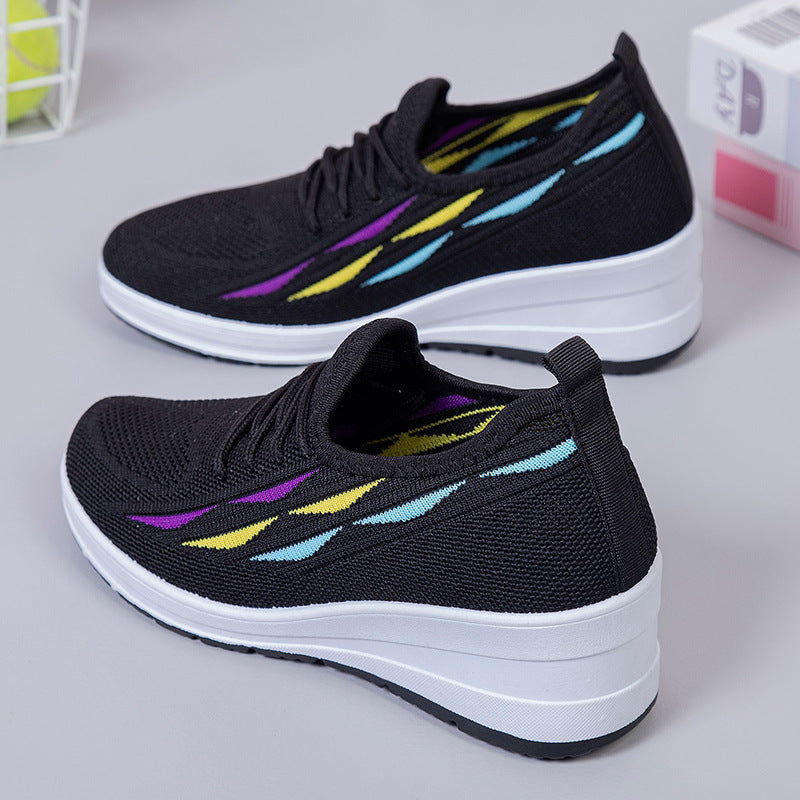 Zapatillas de tenis de moda arcoiris