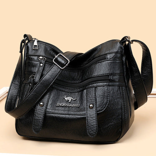Bolso Casual Cuero Genuino Nube Prisma Horizonte, Capacidad y Elegancia para tu Día a Día