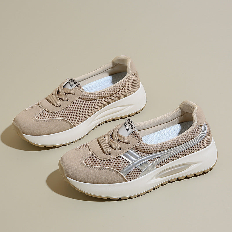 Zapatillas Casual Suela Gruesa Cumbre Jazz Serenidad, Comodidad Superior Todo el Día