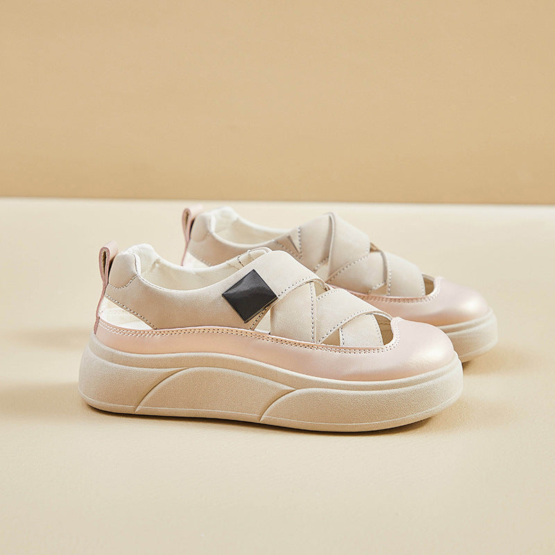 Zapatillas Deportivas Cuero Transpirable Equilibrio Alma Elevate, Comodidad y Altura Todo el Día