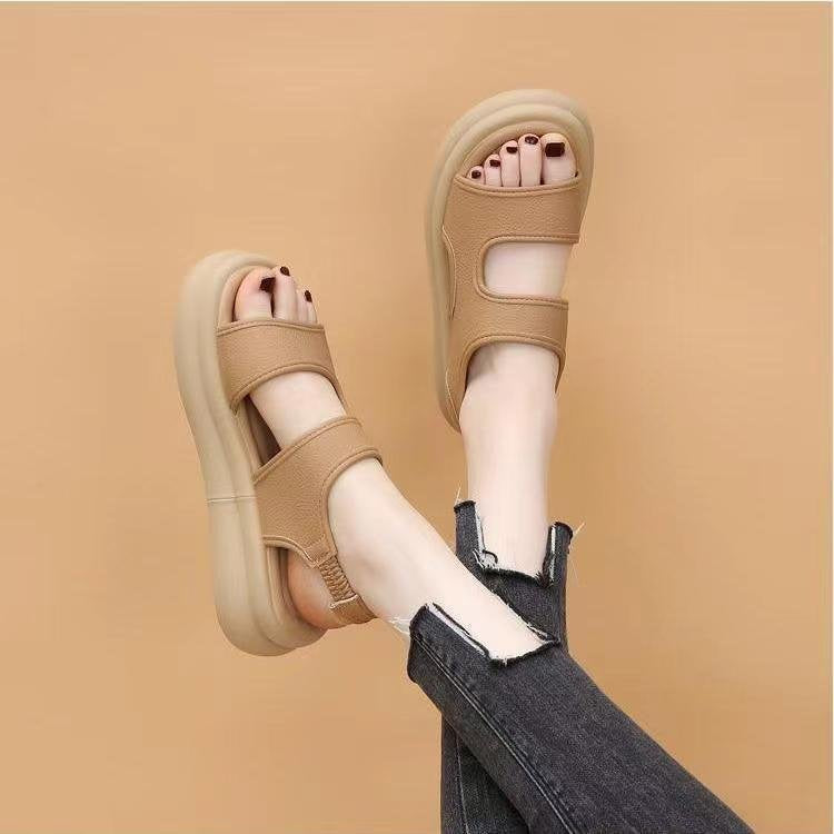 Sandalias Deportivas Cuero Suave Horizonte Vitalidad Estilo, Postura Mejorada sin Dolor