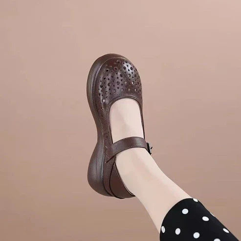 Zapato Ortopédico Cuero Genuino Aura Camino Serenidad, Alivio Total para tus Pies