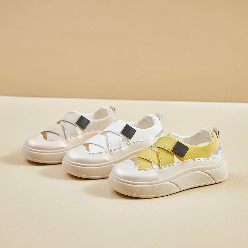 Zapatillas Deportivas Cuero Transpirable Equilibrio Alma Elevate, Comodidad y Altura Todo el Día