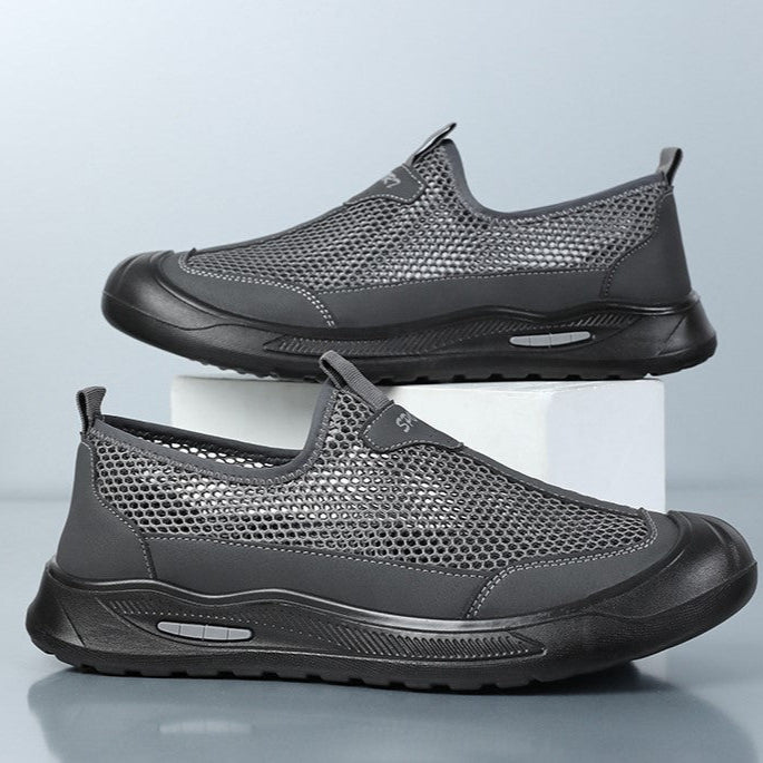 Zapatos de malla transpirables de verano para hombre.