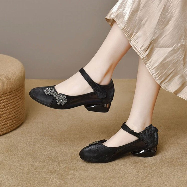 Zapato Ortopédico Cuero Suave Esencia Camino Armonía, Postura Mejorada y Confort Diario