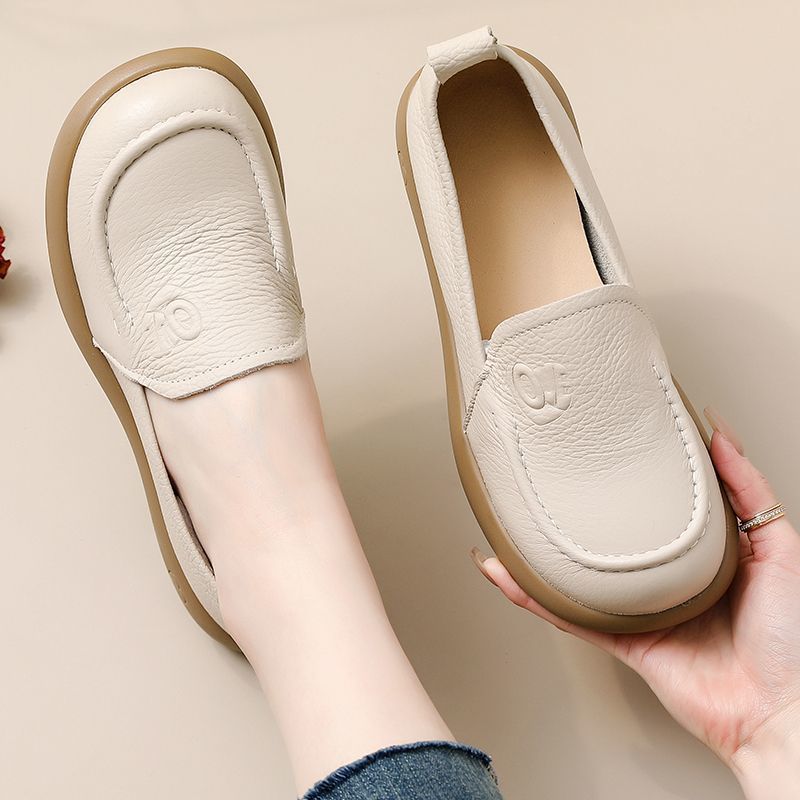 Zapatos Planos Cuero Suave Equilibrio Brisa Serenidad, Comodidad y Soporte Superior Todo el Día