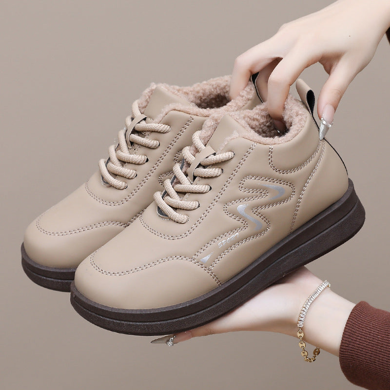 Botas Antideslizantes Forro Polar Nube Camino Íntegro, Calidez y Seguridad en Invierno