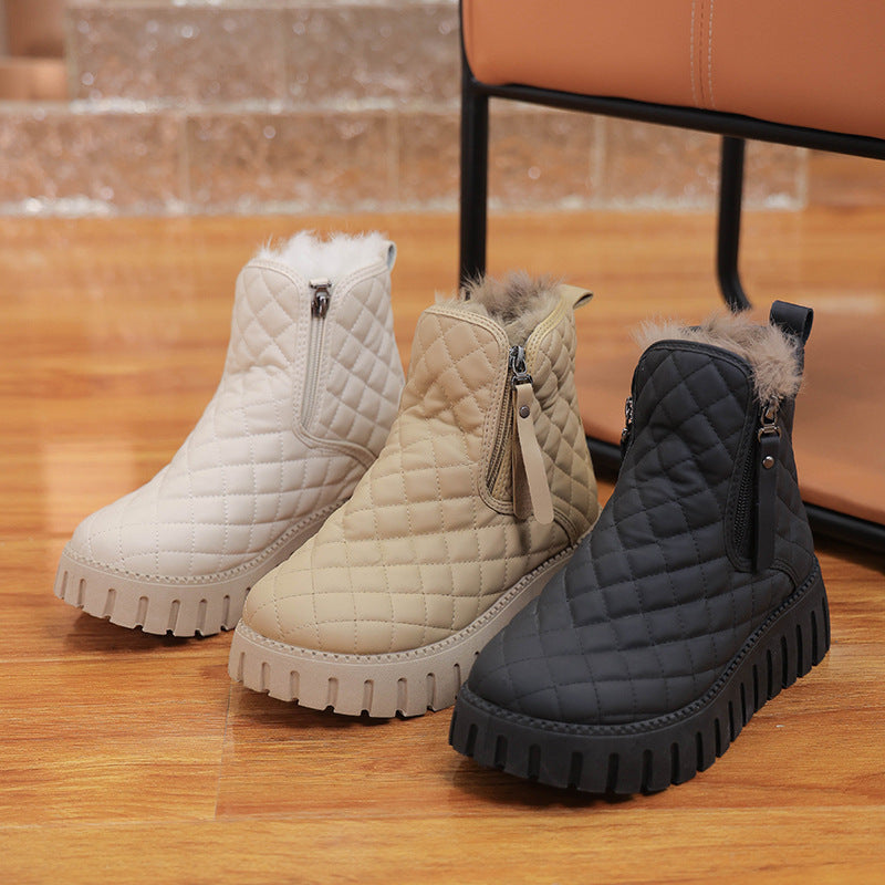 Botas de Nieve Cuero Impermeable Eclipse Andes Serenidad, Comodidad y Estabilidad Ortopédica