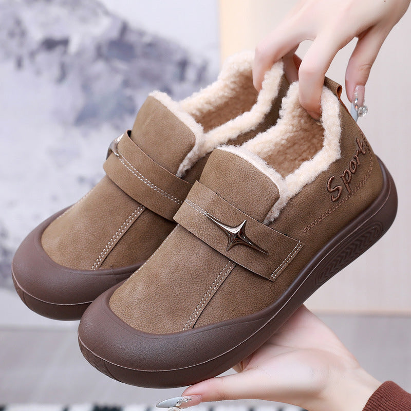 Zapato Casual Forro Acolchado Estrella Cálida Armonía, Confort y Elegancia en Días Fríos