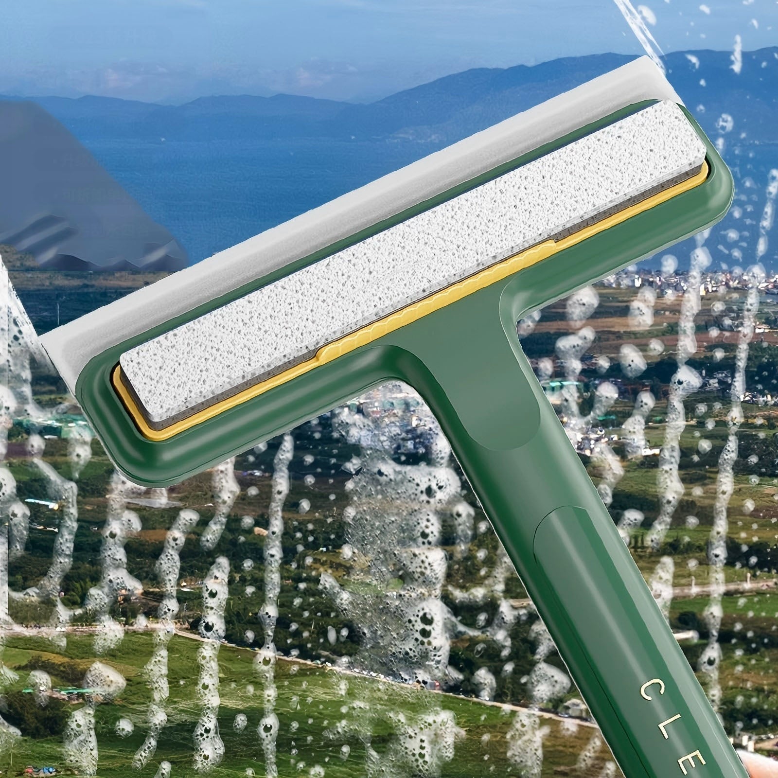 Herramienta de Limpieza Multifuncional Prisma Nube Esencia, Ventanas Impecables sin Esfuerzo