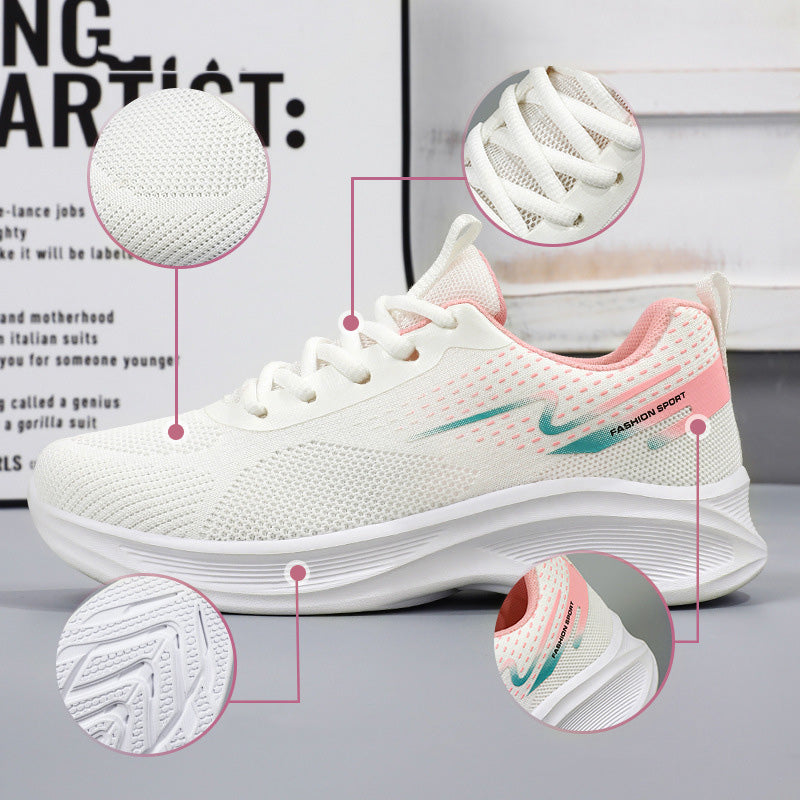 Zapatillas Deportivas Tejido Transpirable Aura Equilibrio Jazz, Alivio Instantáneo y Corrección Postural