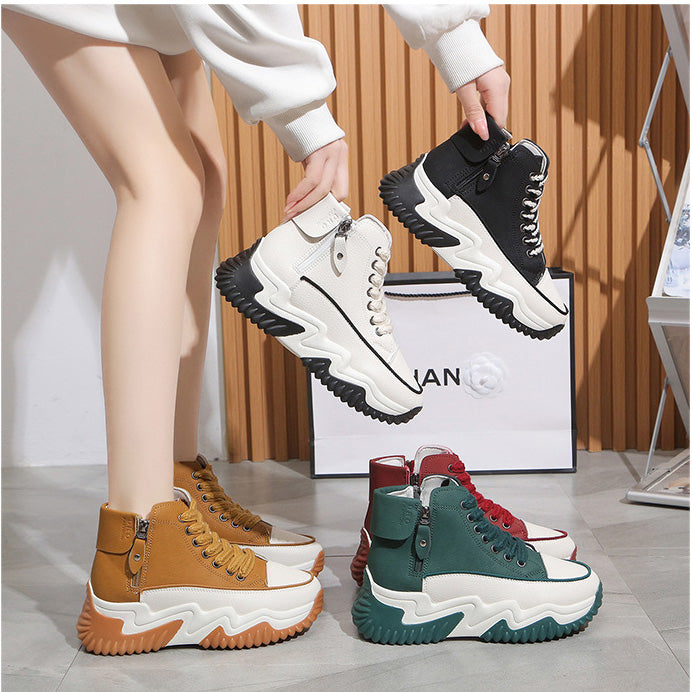 Zapatillas Deportivas Suela Gruesa Prisma Cumbre Ímpetu, Altura y Comodidad Garantizadas