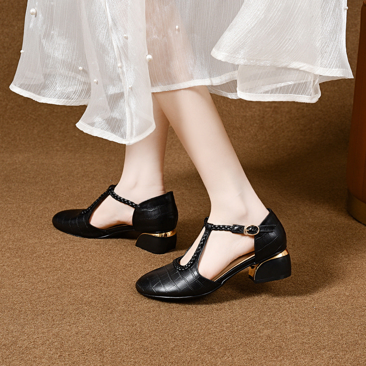 Zapato Ortopédico Cuero Suave Cumbre Armonía Serenidad, Corrección Postural y Confort Todo el Día