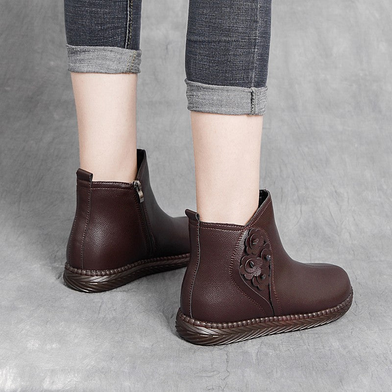 Botas Ortopédicas Cuero Suave Horizonte Serenidad Vitalidad, Calor y Comodidad Todo el Día