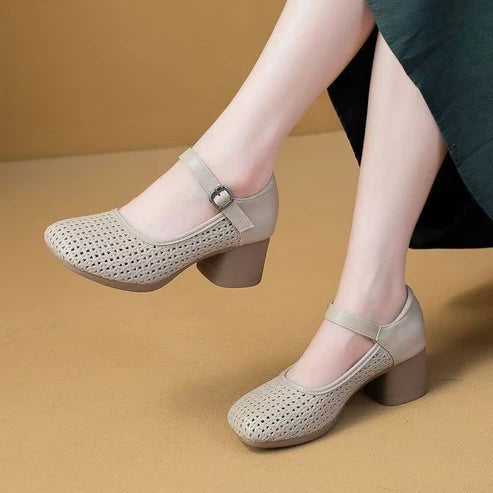 Zuecos de Tacón Suave Prisma Horizonte Serenidad, Comodidad y Estilo sin Dolor