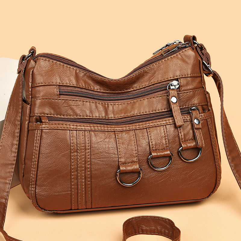 Bolso Casual Cuero Suave Aura Prisma Verso, Elegancia Versátil para Todo Momento