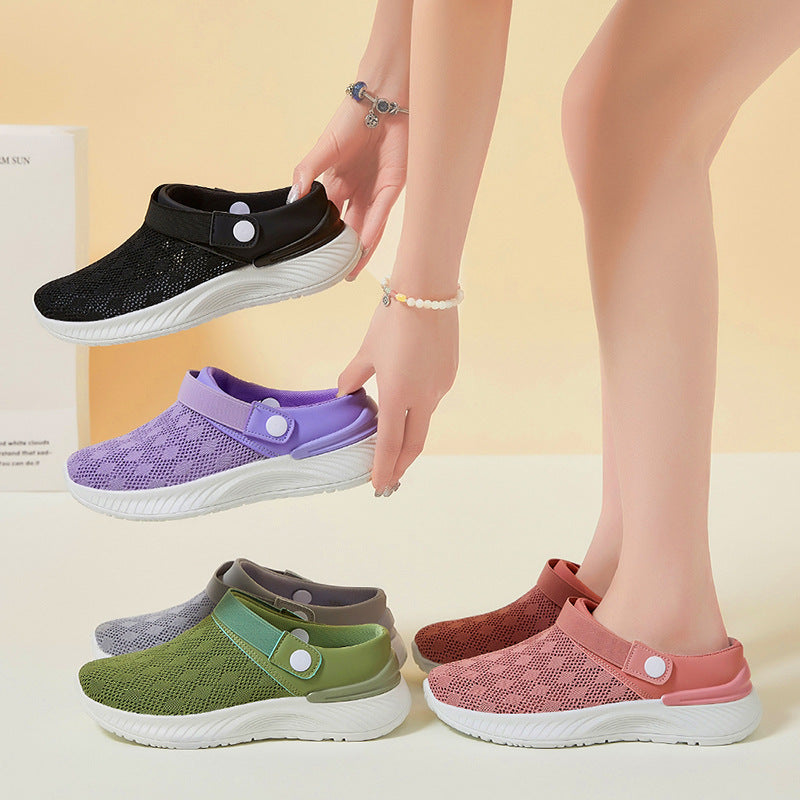 Zapatillas Antideslizantes Tejido Transpirable Aura Camino Armonía, Comodidad y Estilo Saludable