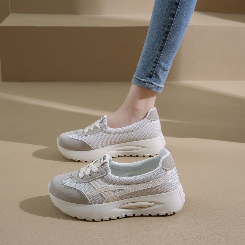 Zapatillas Casual Suela Gruesa Cumbre Jazz Serenidad, Comodidad Superior Todo el Día