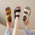 Sandalias de Tacón Suela Antideslizante Aura Horizonte Serenidad, Estilo y Confort para Cada Paso