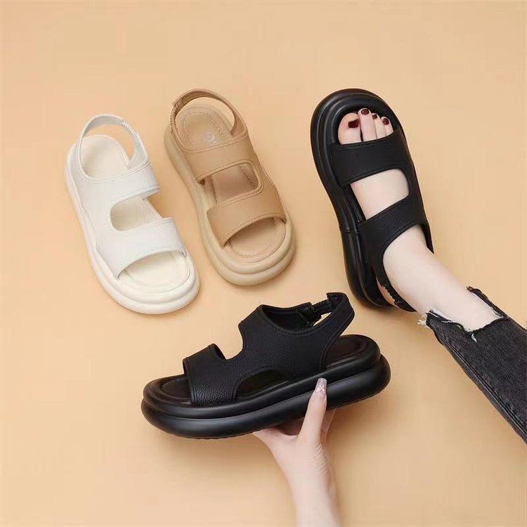 Sandalias Deportivas Cuero Suave Horizonte Vitalidad Estilo, Postura Mejorada sin Dolor