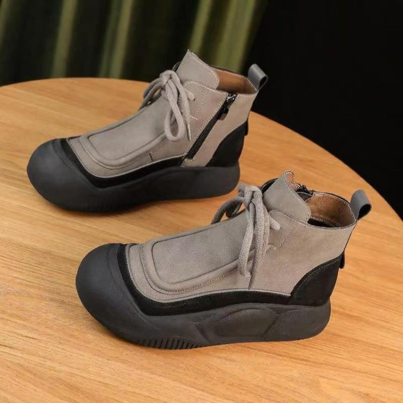 Botas Ortopédicas Cuero Premium Aurora Cumbre Armonía, Alivio Inmediato y Corrección Postural