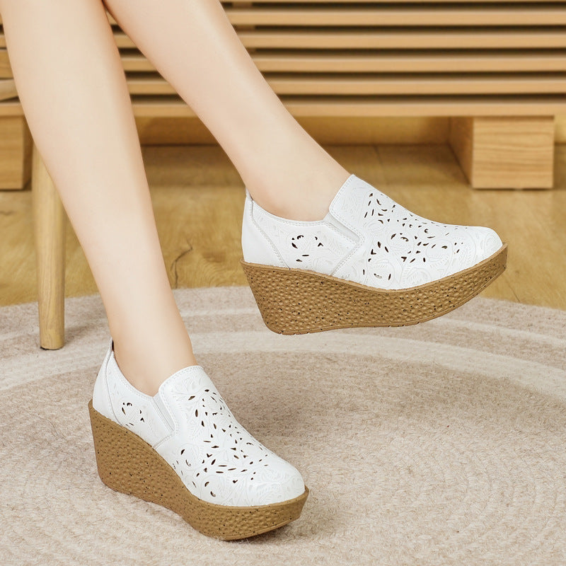 Zapato Ortopédico Cuero Suave Aura Camino Armonía, Comodidad Terapéutica Todo el Día