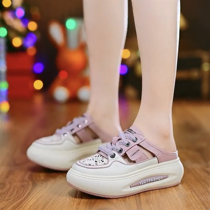 Pantuflas Cerradas Suela Gruesa Aura Jazz Serenidad, Confort Absoluto Todo el Día