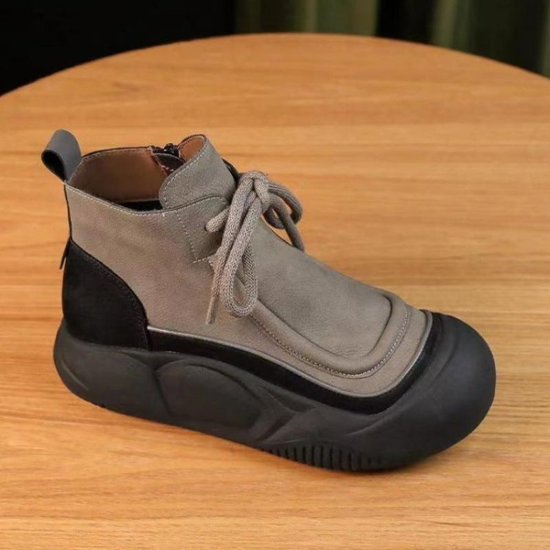 Botas Ortopédicas Cuero Premium Aurora Cumbre Armonía, Alivio Inmediato y Corrección Postural