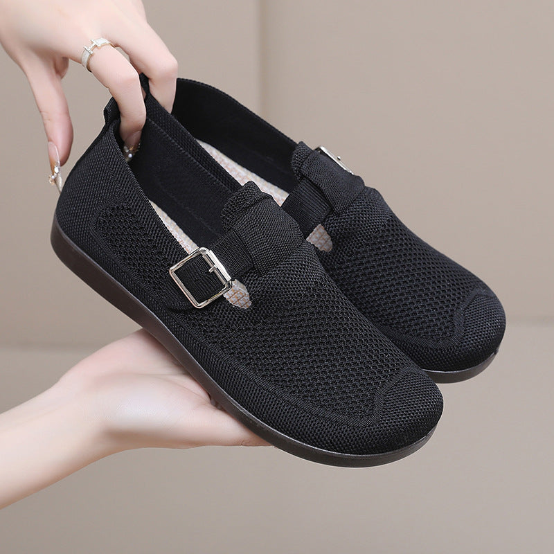 Zapatos Planos Tejido Transpirable Horizonte Vital Armonía, Comodidad y Postura Saludable Todo el Día