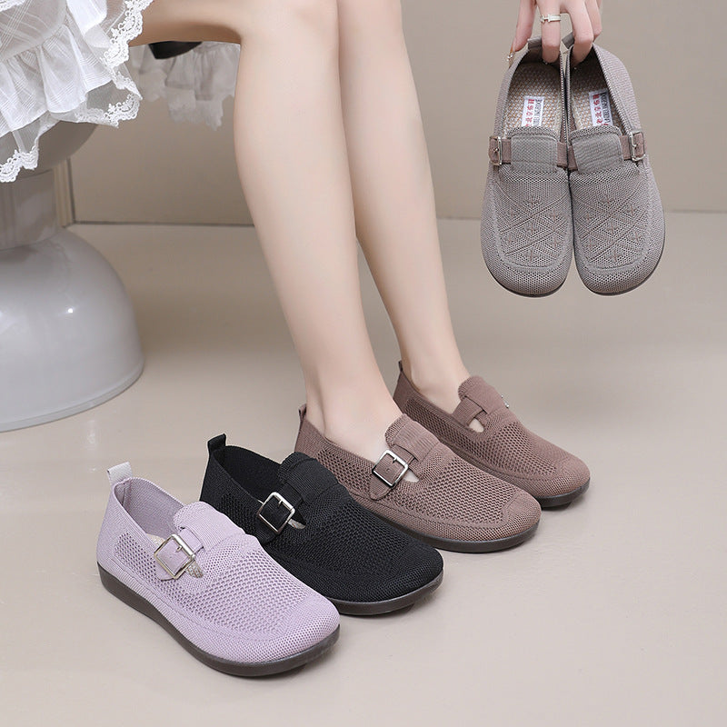 Zapatos Planos Tejido Transpirable Horizonte Vital Armonía, Comodidad y Postura Saludable Todo el Día