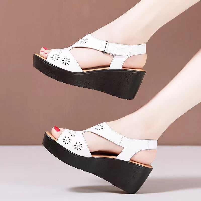 Sandalias Ortopédicas Cuero Suave Equilibrio Cumbre Vitalidad, Corrección Postural y Máximo Confort