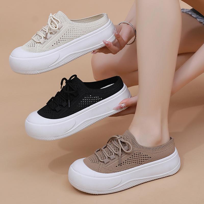 Sandalias Planas Tejido Transpirable Aura Camino Zen, Comodidad Ortopédica y Estilo Sin Esfuerzo