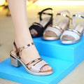 Sandalias de Tacón Cuero Suave Aura Horizonte Serenidad, Postura Mejorada y Confort Todo el Día