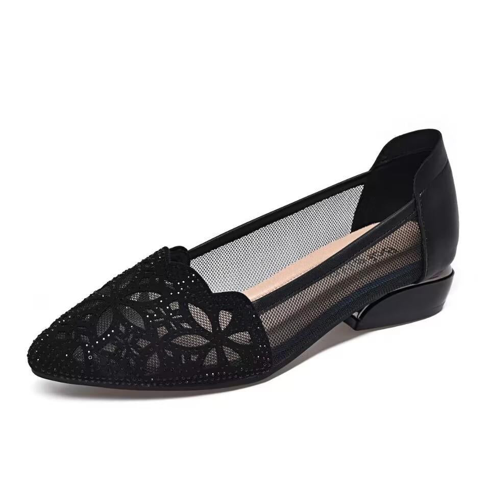 Zapato Ortopédico Cuero Suave Claridad Selene Armonía, Alivio Total del Dolor de Pies
