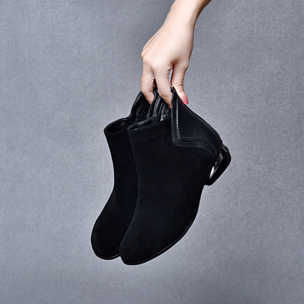 Botas Ortopédicas Cuero Impermeable Cumbre Aura Plenitud, Confort Superior y Alivio Total