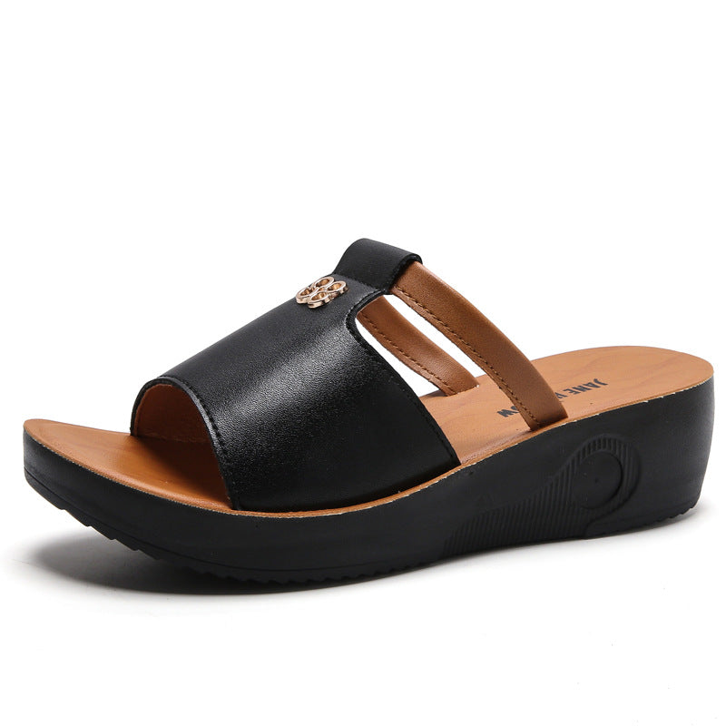 Sandalias de Plataforma Microfibra Aura Horizonte Jazz, Ligereza y Comodidad Todo el Día