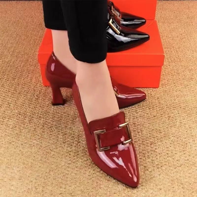 Tacones Altos Cuero Suave Aurora Vitalidad Íntegra, Confort y Estilo Todo el Día