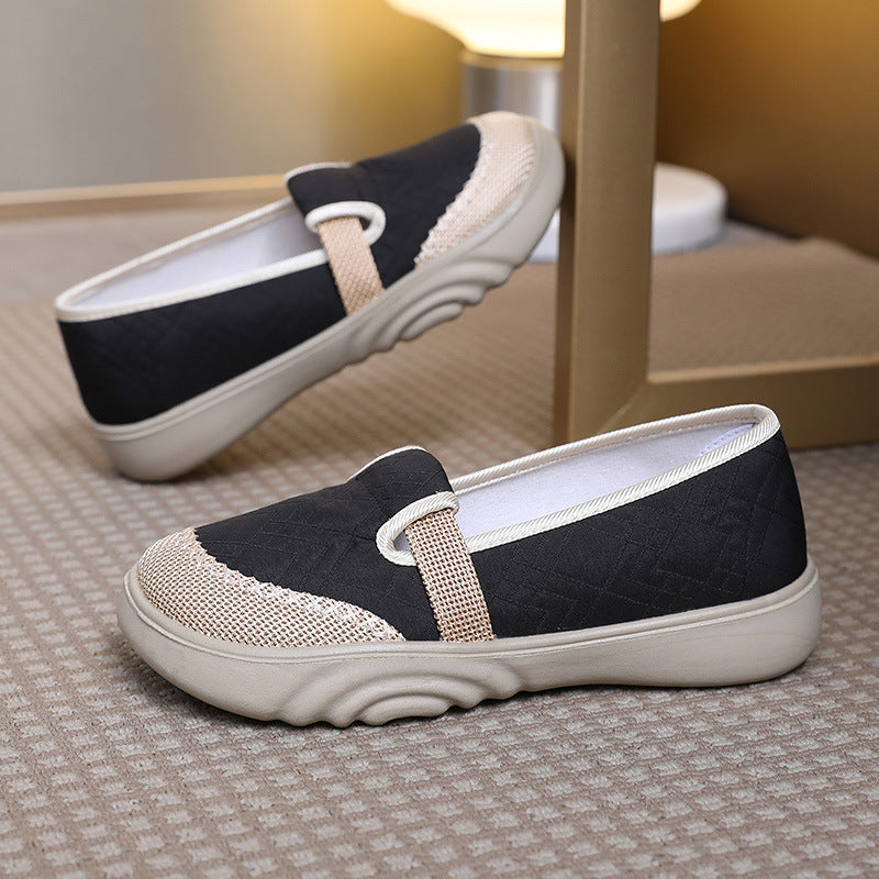 Zapato Casual Lino Transpirable Esencia Camino Serenidad, Confort y Soporte Todo el Día