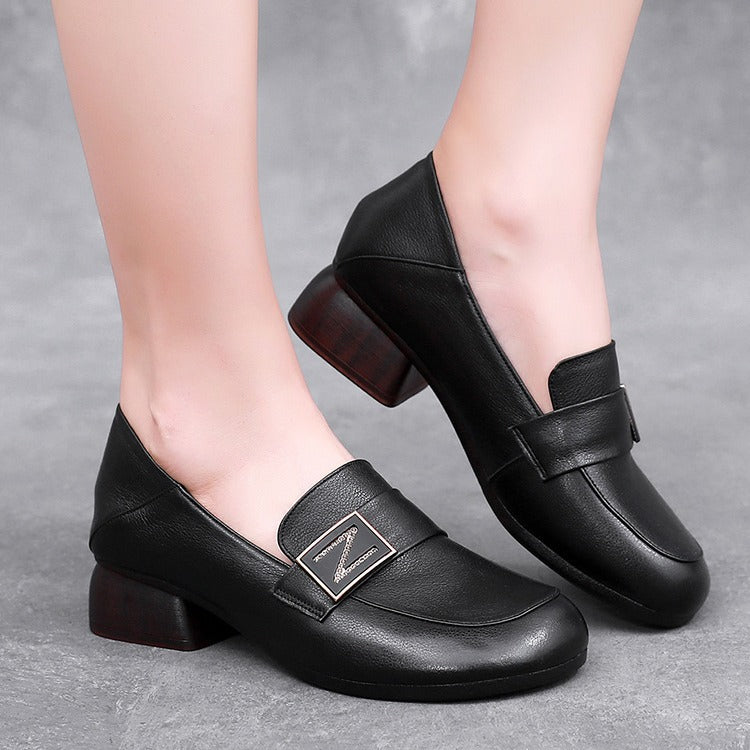 Mocassines Ortopédicos Cuero Suave Clásico Horizonte Serenidad, Confort Absoluto Todo el Día