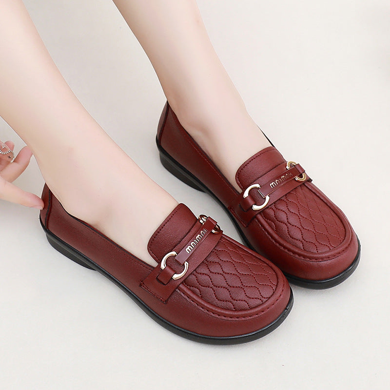 Zapato Ortopédico Cuero Suave Aura Camino Serenidad, Alivio para Fascitis y Dolor de Talón