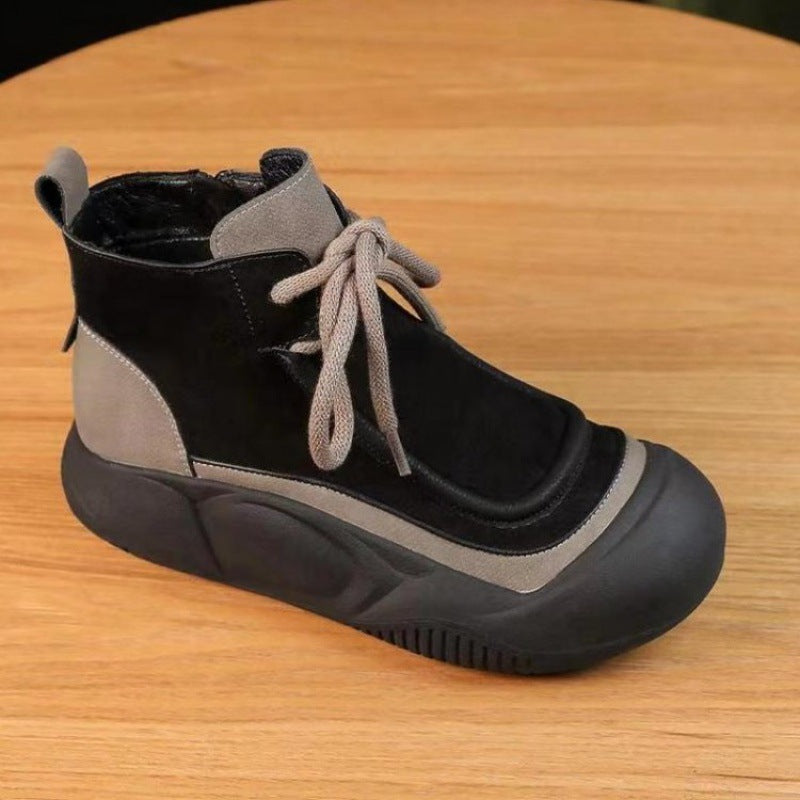 Botas Ortopédicas Cuero Premium Aurora Cumbre Armonía, Alivio Inmediato y Corrección Postural