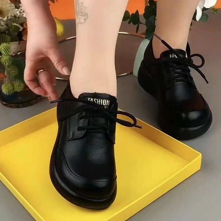 Zapato Casual Cuero Genuino Camino Aura Serenidad, Confort y Estabilidad Todo el Día