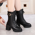 Botas de Tacón Forro Acolchado Nube Jazz Serenidad, Comodidad Inigualable Todo el Día