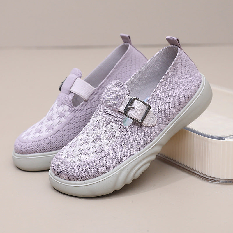 Zapatillas Antideslizantes Tejido Transpirable Aura Armonía Camino, Alivio Inmediato y Postura Saludable